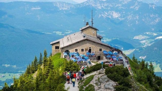 Prédio do Ninho da Águia, antigo refúgio de Hitler, nos Alpes da Baviera